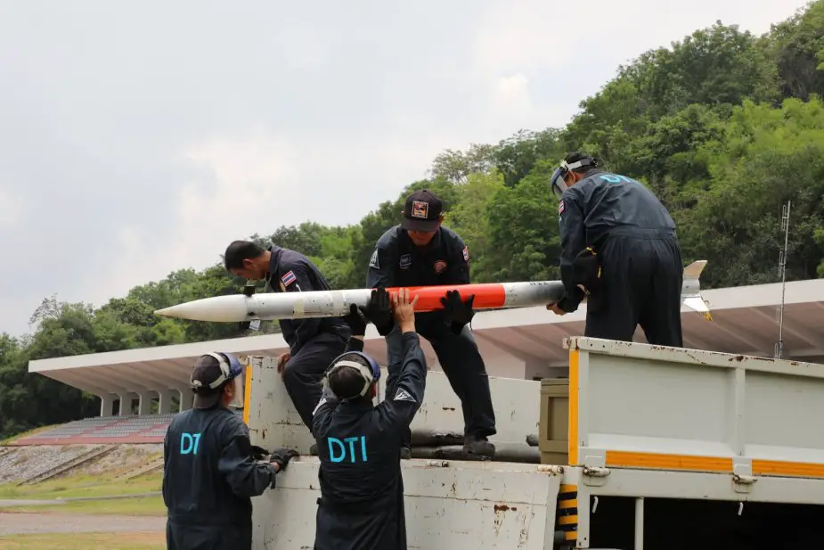 Thailand DTI conducts dynamic test on D11A guided rocket 3