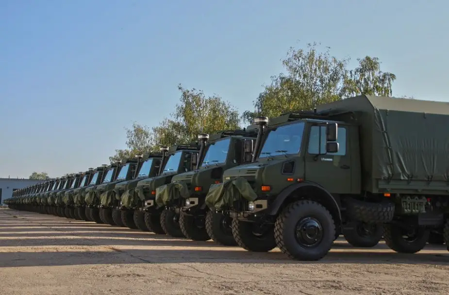 Army of Lithuania takes delivery of 110 Unimog U5000 light trucks 925 001