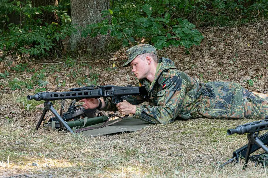 MG5 7.62 machine gun is the successor of MG3 in the Germa army 925 002