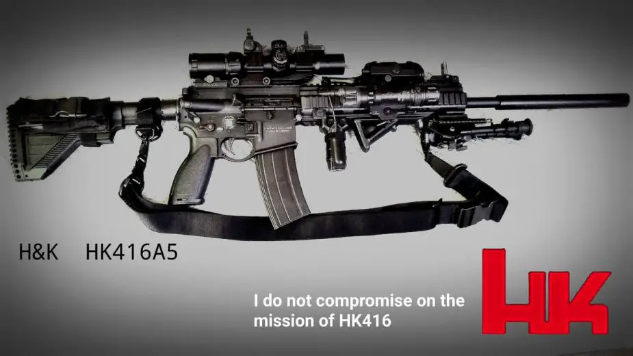 HK416A5 Heckler and Koch most modern assault rifle Germany German firearams defense industry 925 001