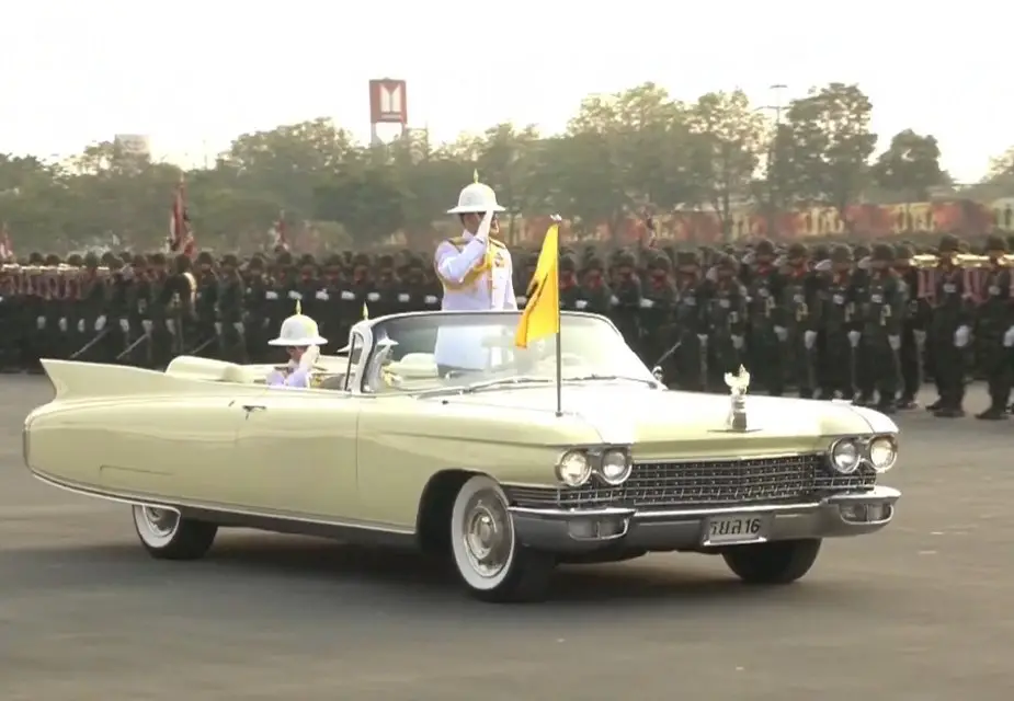 Military parade for Royal Thailand Army Day 11