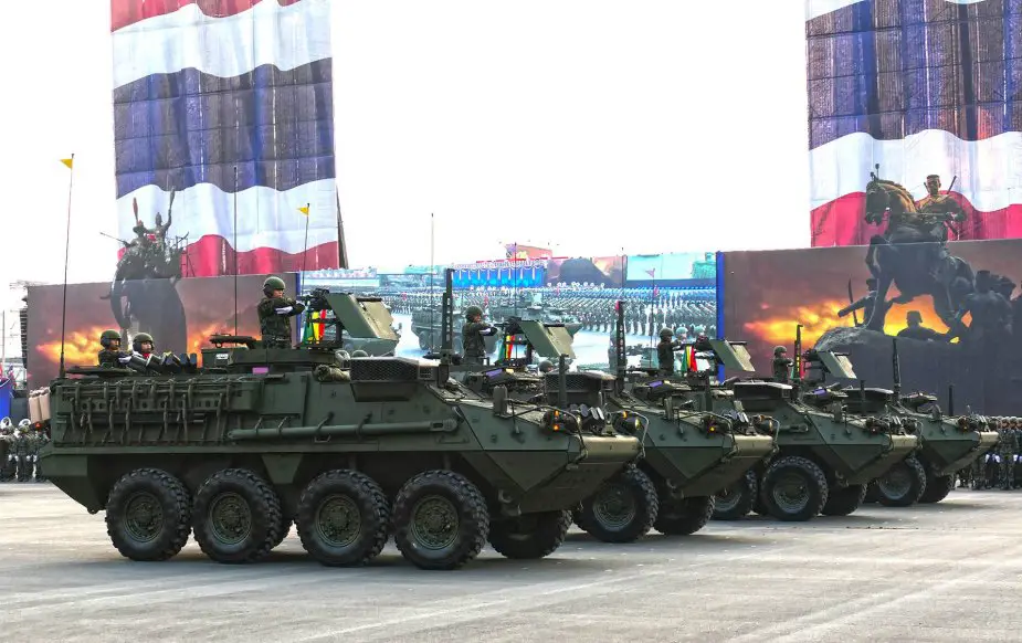 Military parade for Royal Thailand Army Day 1 Battlefield Defense