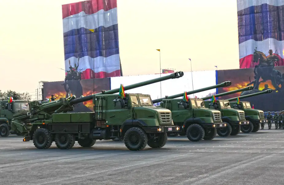 Military parade for Royal Thailand Army Day 5