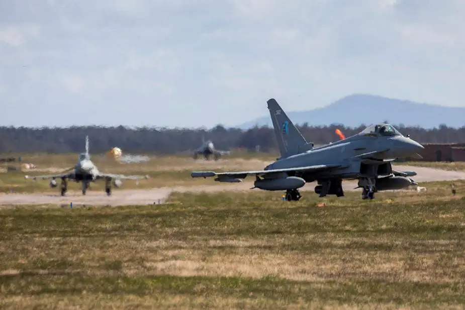 British Air Force Typhoon fighter aircraft join NATO Maritime Exercise in Baltic Region BALTOPS 925 002