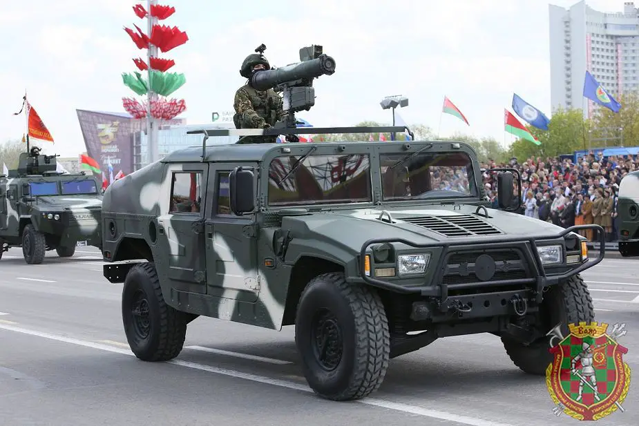 Bogatyr 4x4 light tactical vehicle Belarus army victory day military parade 9 May 2020 925 001