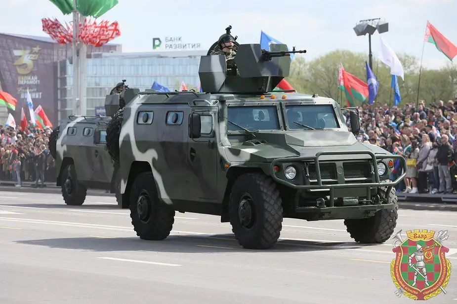 Lis PM 4x4 light armored vehicle Belarus army victory day military parade 9 May 2020 925 001