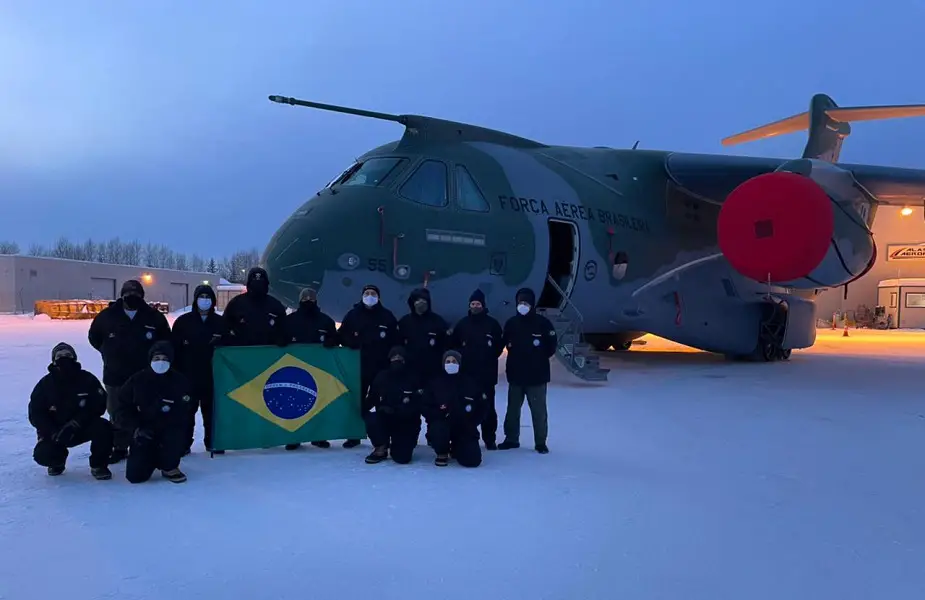 Brazilian Air Force and Embraer test KC 390 Millennium in extreme cold 02