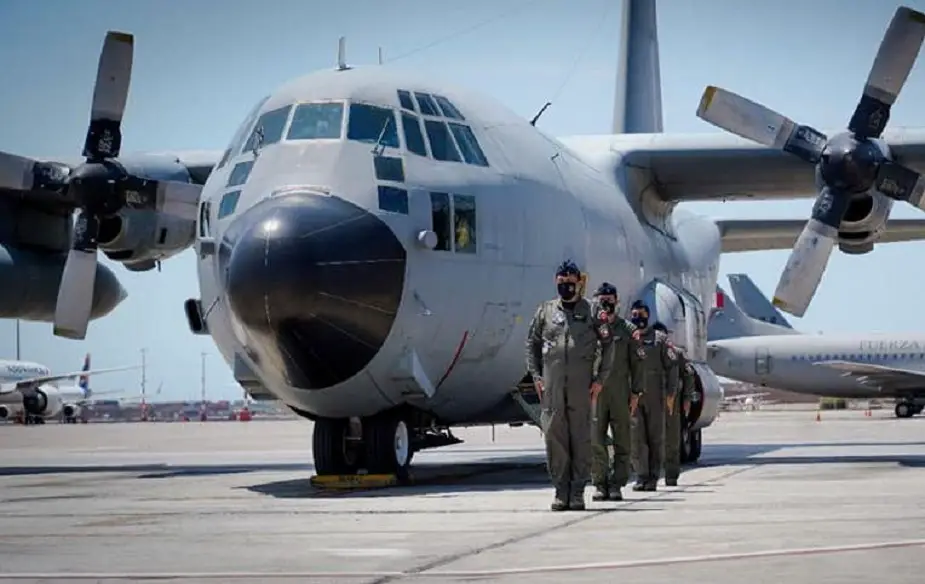 Peruvian Air Force receives two KC 130H Hercules transport aircraft 01