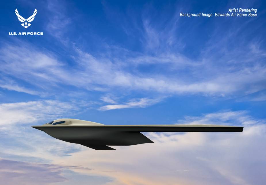 US Air Force releases new B 21 Raider artist rendering