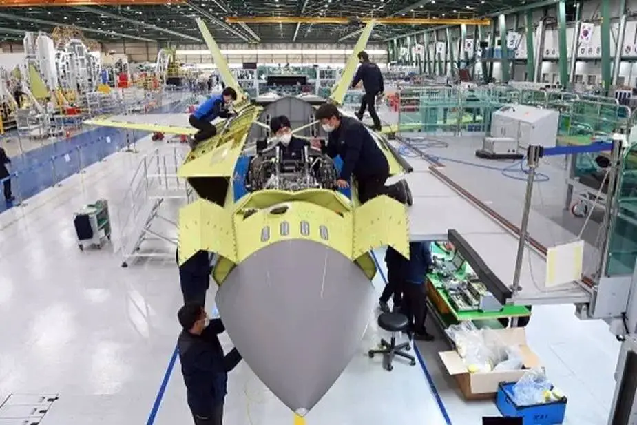 South Korean KF 21 fighter jet assembly line unveiled to the public.1