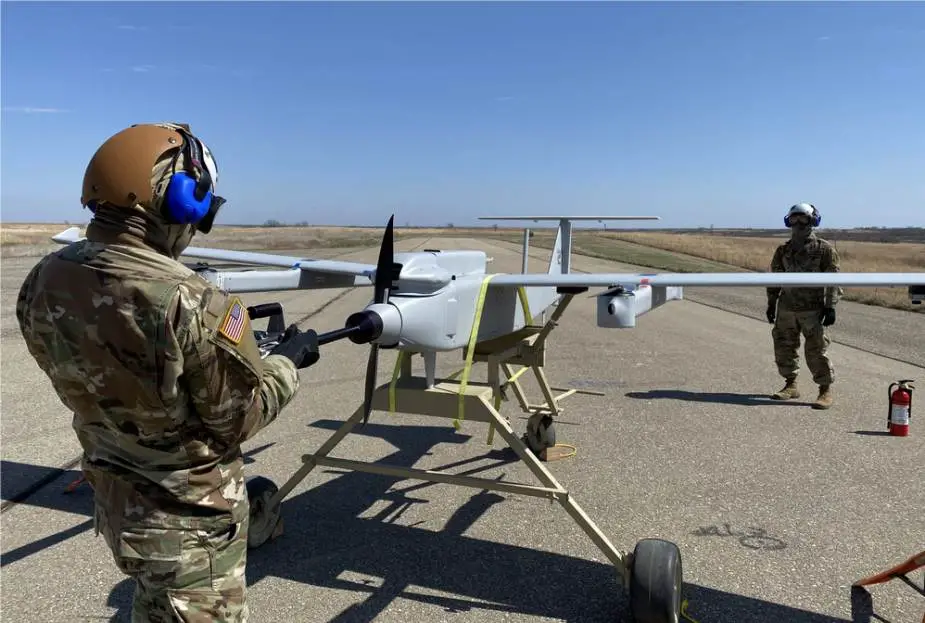 AeroVironment demonstrates the launch of Switchblade 300 loitering missile  from JUMP 20 drone | Defense News November 2021 Global Security army  industry | Defense Security global news industry army year 2021 | Archive  News year
