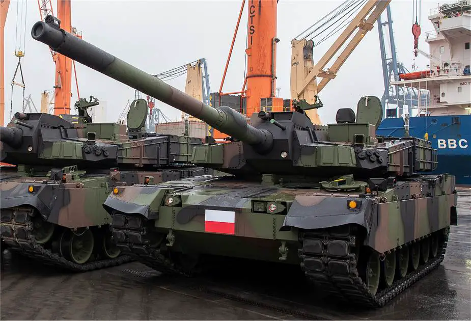 Poland receives first batch of 10 K2 PL tanks from South Korea