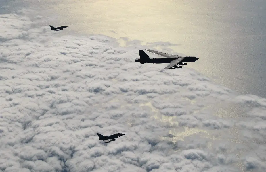 Royal Air Force Typhoons escort Bomber Task Force in Middle East mission 02