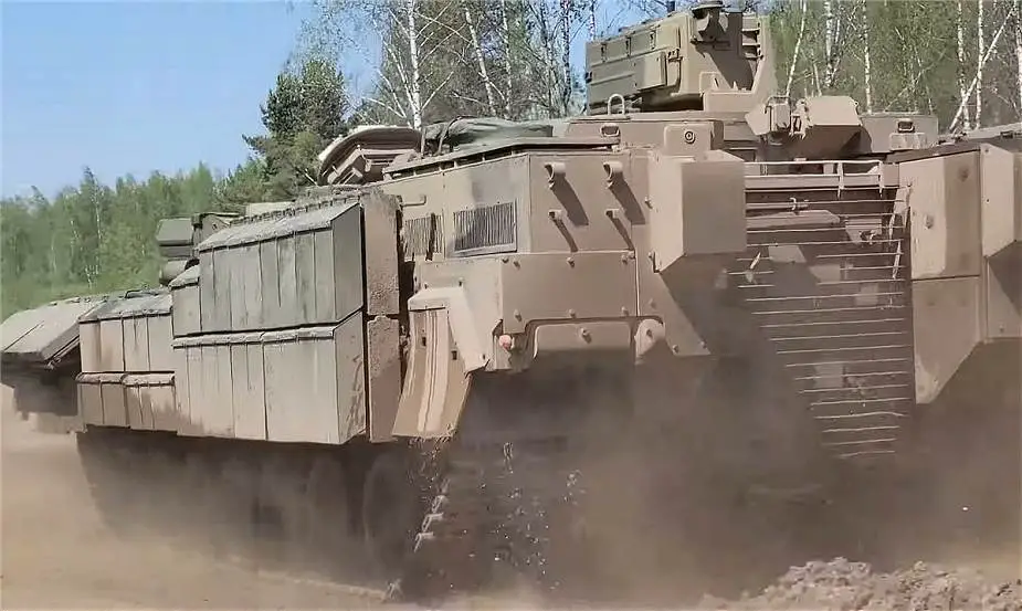 Russia has developed the BMP KSH command post tracked armored based on Armata platform 925 002
