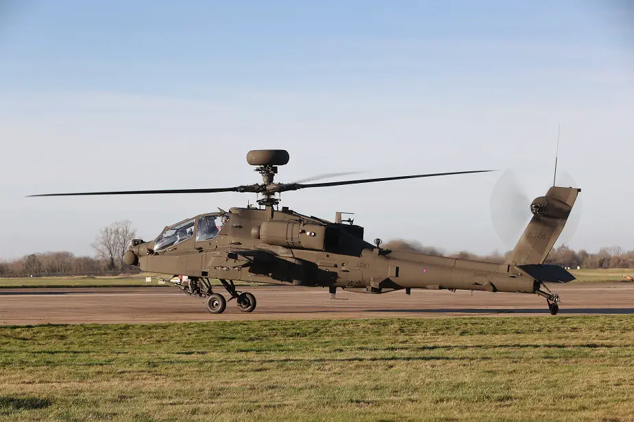 UK New Apache attack helicopter enters service 03