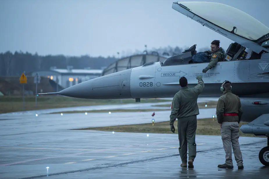 US F 16s strengthen Air Policing Mission with long planned Poland deployment