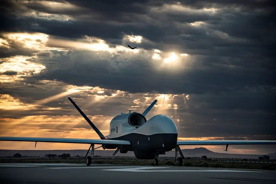 Northrop Grumman unveils first Australian MQ 4C Triton 01