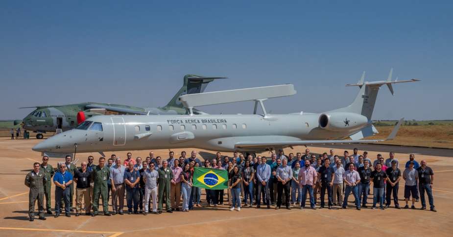 Brazilian Air Force receives 5th upgraded Embraer E 99 AEWC aircraft 2