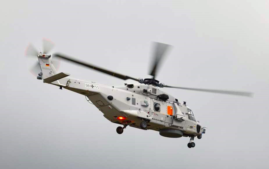 German Navy Airbus Helicopters NH90 Sea Tiger performs maiden flight