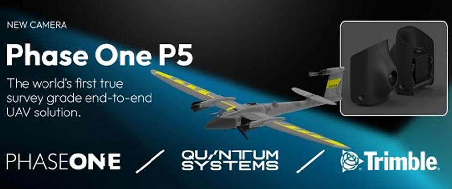 Quantum Systems Phase One and Trimble unveil survey grade UAV solution with Phase One P5 camera