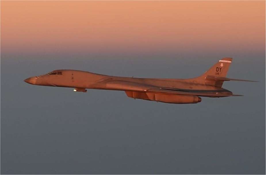 US deploys B 1 Heavy bomber and strikes bases in Middle East 925 001