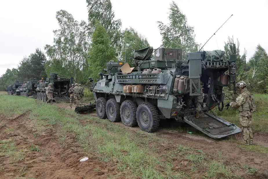 US has delivered M1132 Stryker ESV engineer armored vehicles to Ukraine 925 002