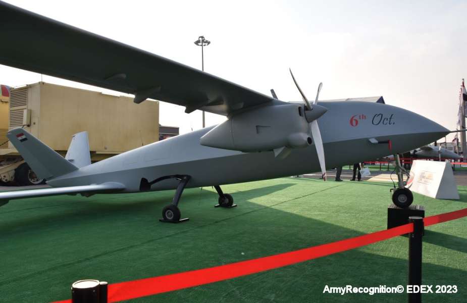 EDEX 2023 Egypt showcases advanced 6th October Drone 925