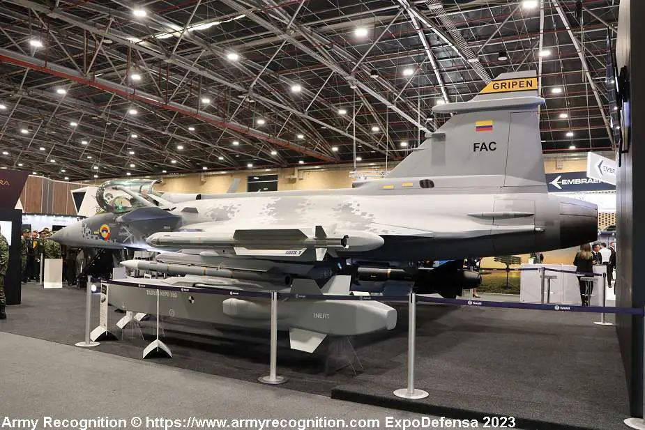 ExpoDefensa 2023 Saab Gripen 925 001