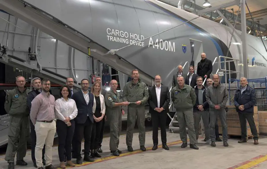 Rheinmetall and Airbus transfer another simulator for Airbus A400M to German Air Force