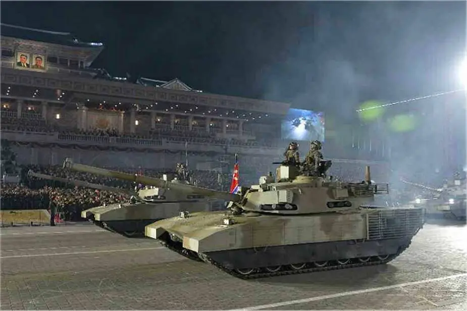 New North Korea MBT Main Battle Tank appears at February 2023 military parade 925 002