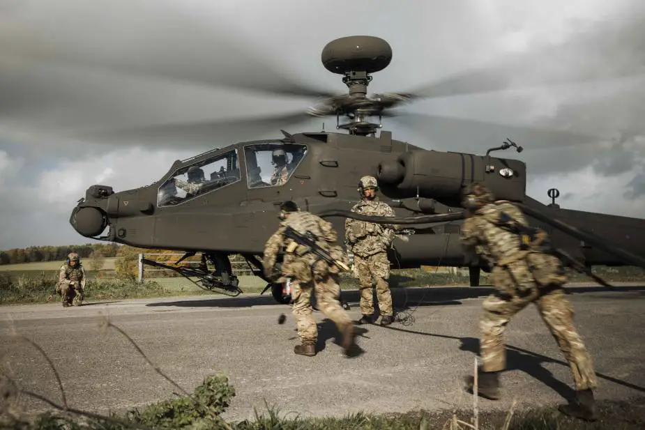 New British AH 64E Apache crews train to fight on modern battlefield 1