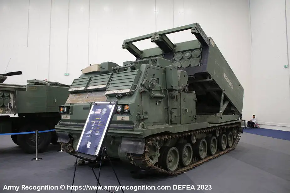 US Army showcases battle proven M270A1 MLRS supporting Ukraine against Russian Forces 925 001
