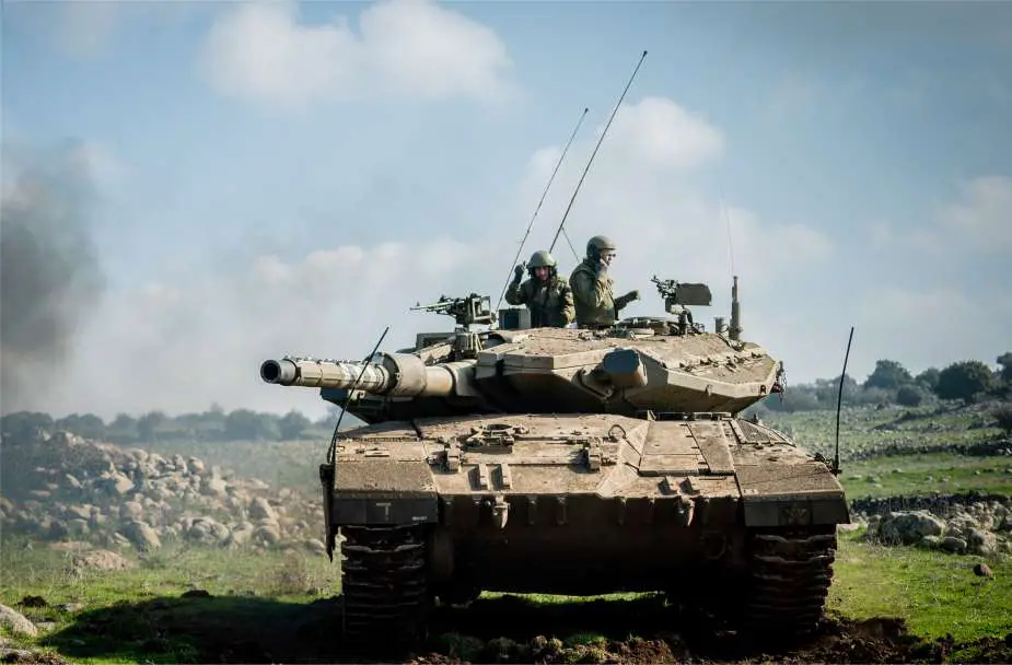 Israeli Army Conducts Second Nighttime Raid in Gaza Strip with Merkava 4 Tanks 925 002