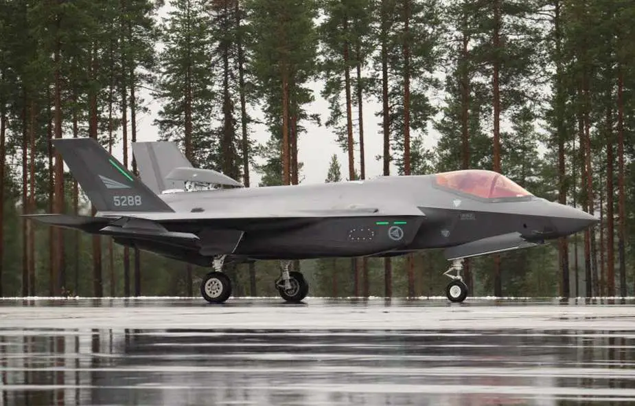 Norwegian Air Force F 35 fighters land for first time on Swedish soil 1