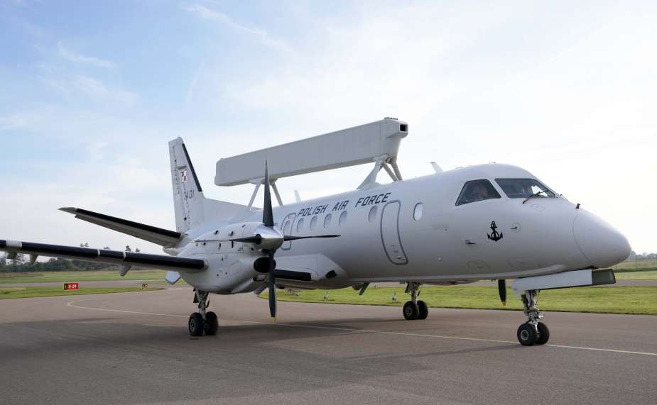 Saab delivers first 340 Airborne Early Warning aircraft for Poland