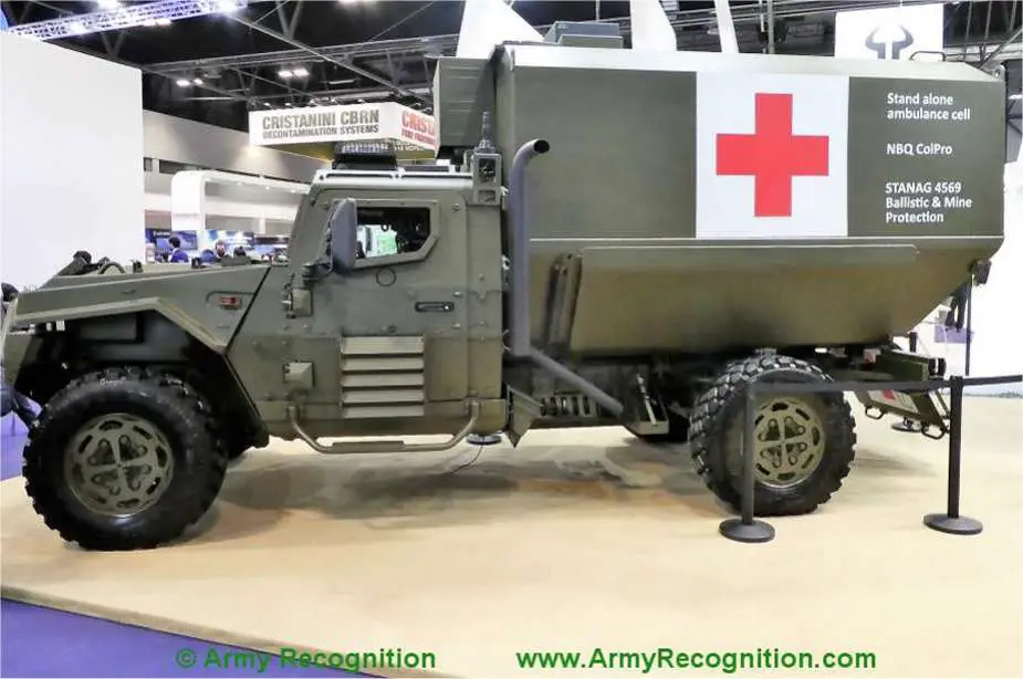 Spain Uro Vamtac ST5 armored ambulance 925 002