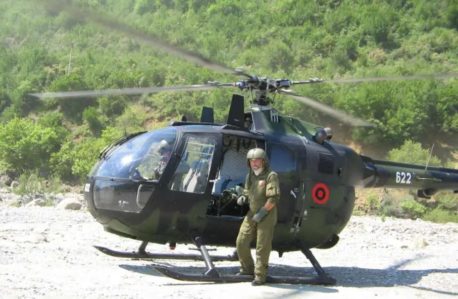 Ukrainian Ministry of Defense receives Bo 105 E4 helicopter
