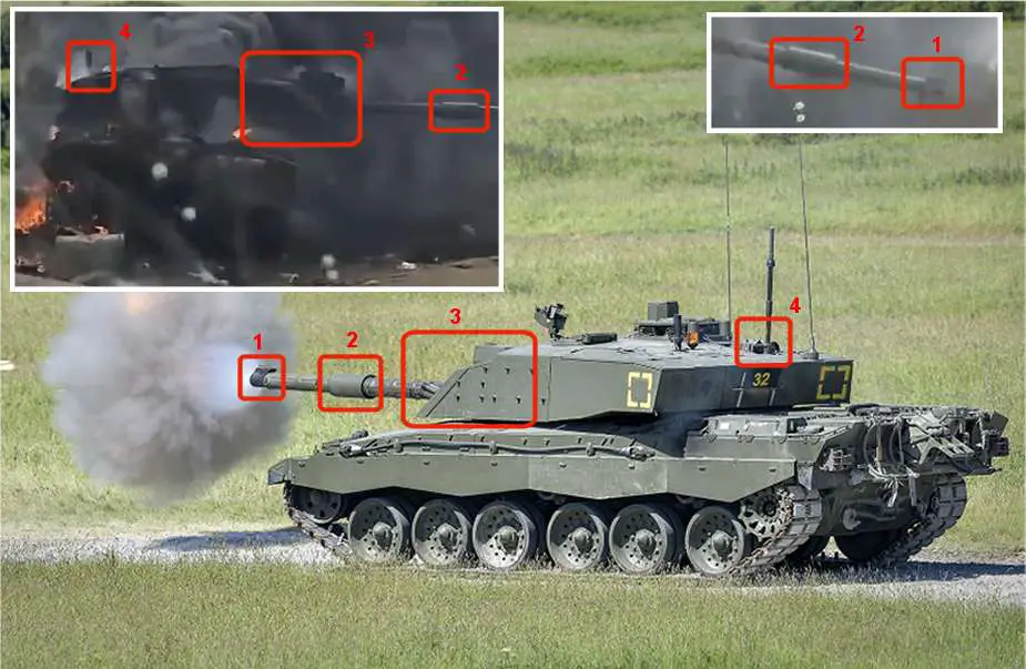 First confirmed destruction of UK-supplied Challenger 2 tank by Russian  Forces in Ukraine, Ukraine - Russia conflict war 2022