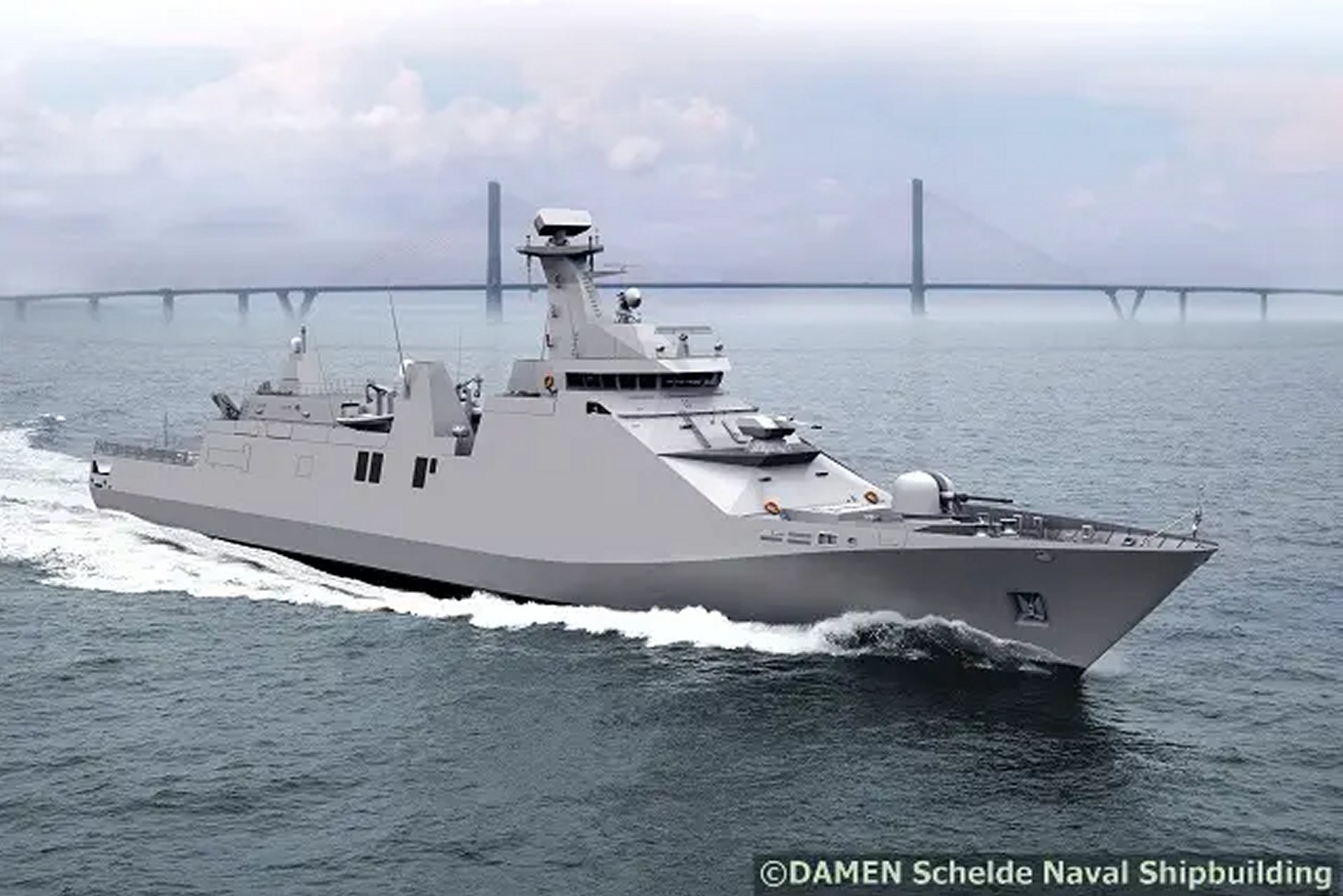 COTECMAR and Damen sign historic contract to build Colombia’s first domestically built frigate