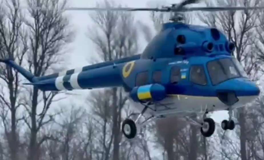 Ukrainian Main Directorate of Intelligence receives Mi 2 AM1 helicopter from Polish benefactors 1