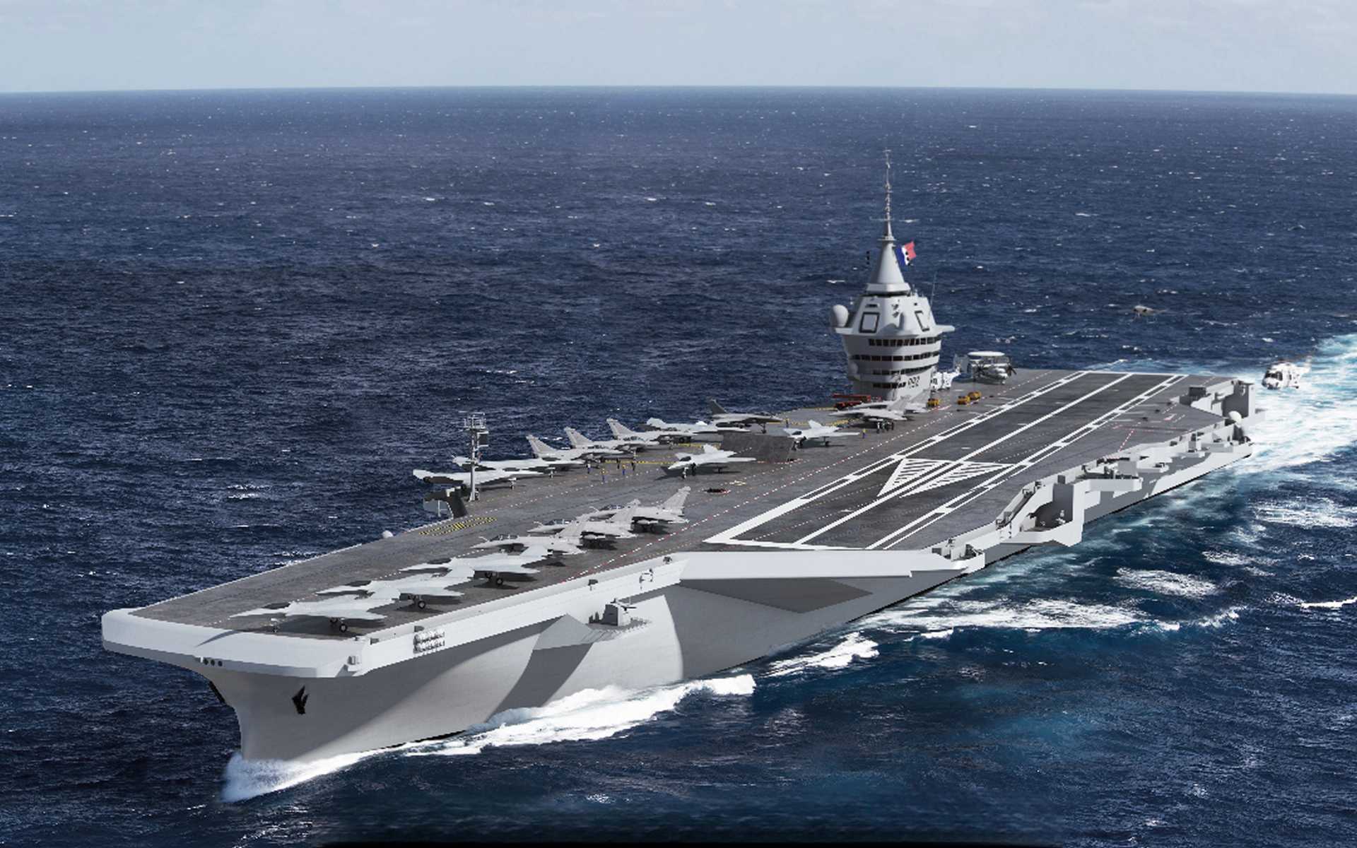 The PA-NG will retain a nuclear propulsion system, which in this case is tied to the planned use of electromagnetic catapults (or EMALS) instead of steam systems, but also to provide the sustained electrical output required to support both flight operations and high-power onboard systems. (Picture source: Naval Group)
