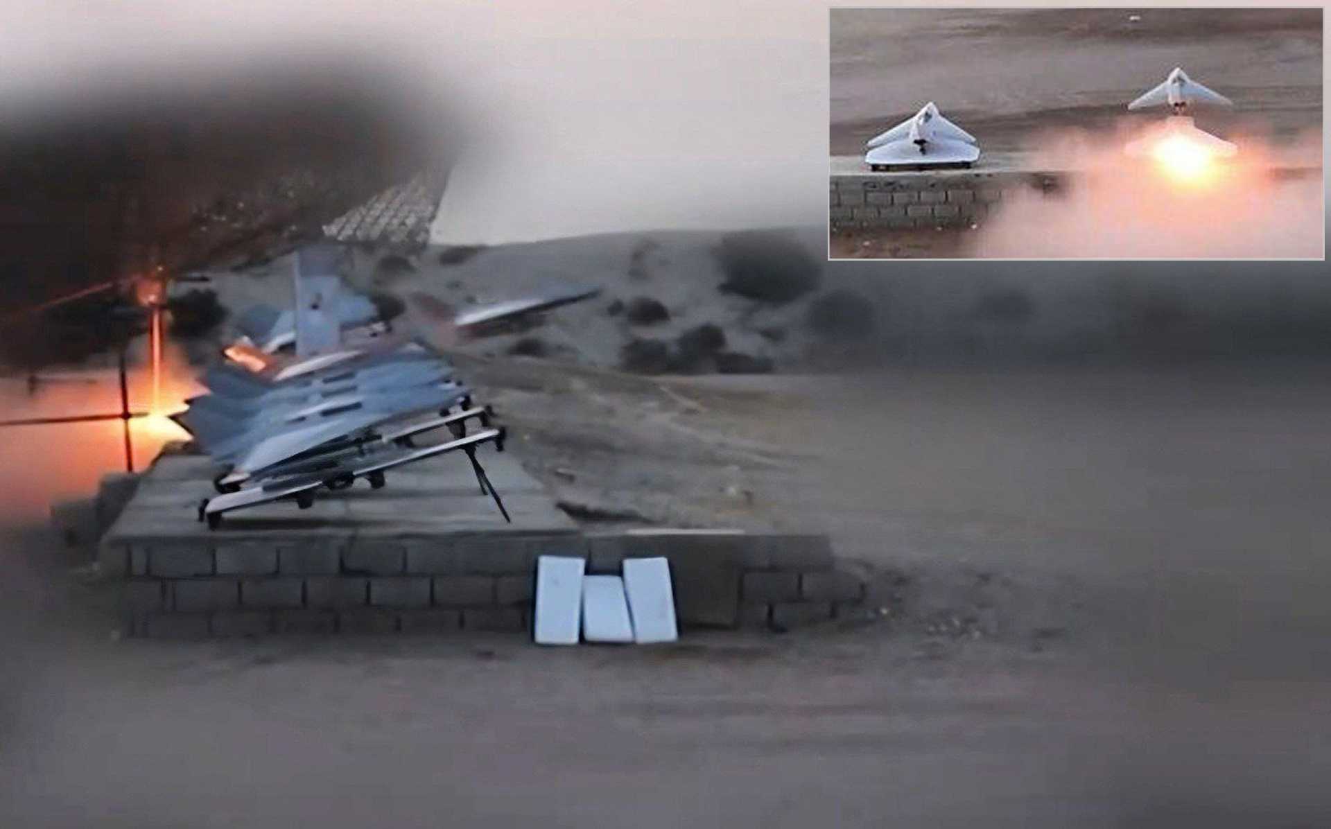 The Hadid-110 reaches speeds of roughly 510 to 517 km/h, which is significantly faster than the propeller-driven Shahed-136’s cruising speed of about 185 km/h, greatly reducing the time defenders have to detect, track, and intercept it. (Picture source: Iranian MoD)