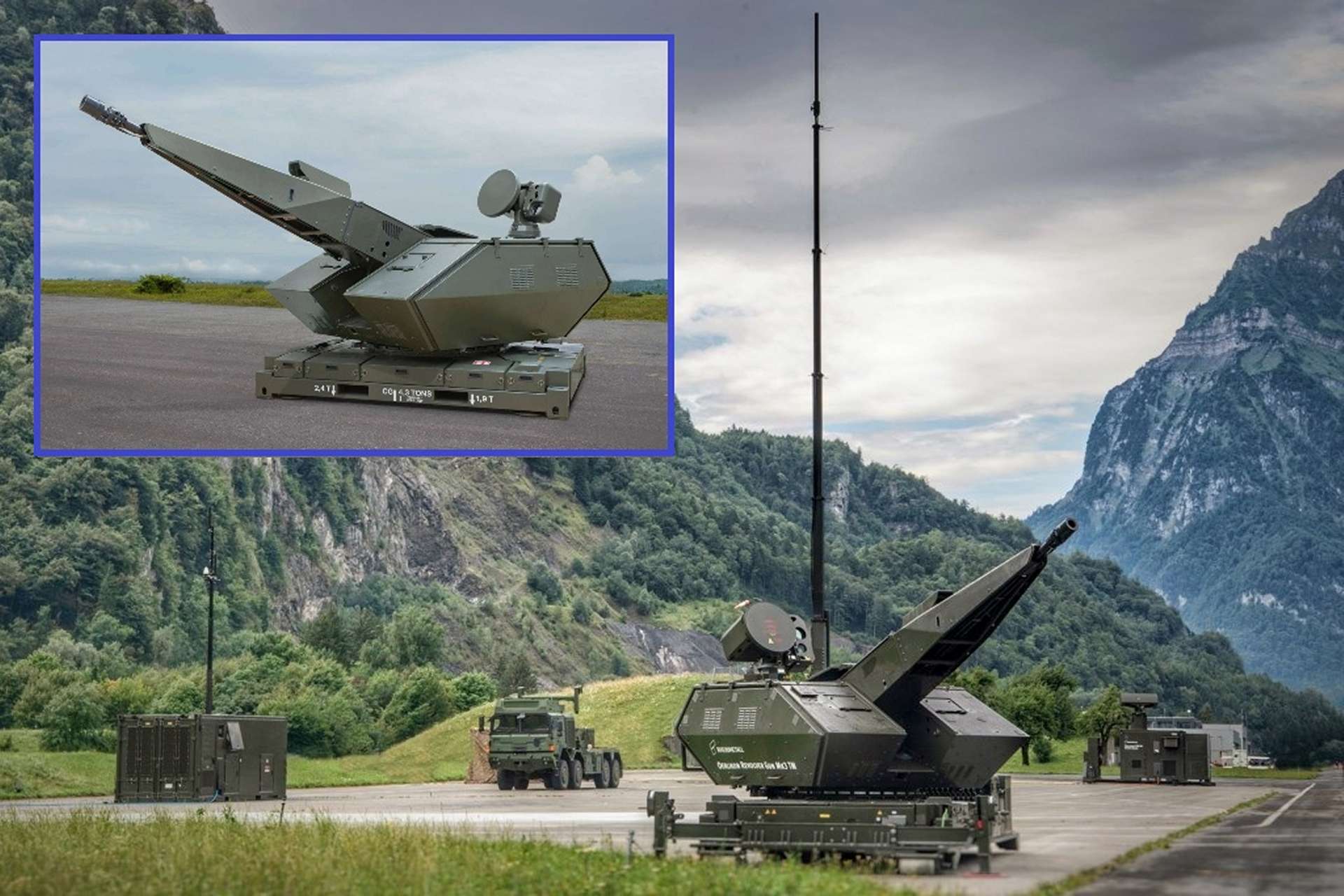Italy has brought its first Rheinmetall Skynex short-range air defense system into service, giving the Italian Army a new NATO-first capability to counter drones and low-flying aerial threats at close range (Picture Source: Rheinmetall)