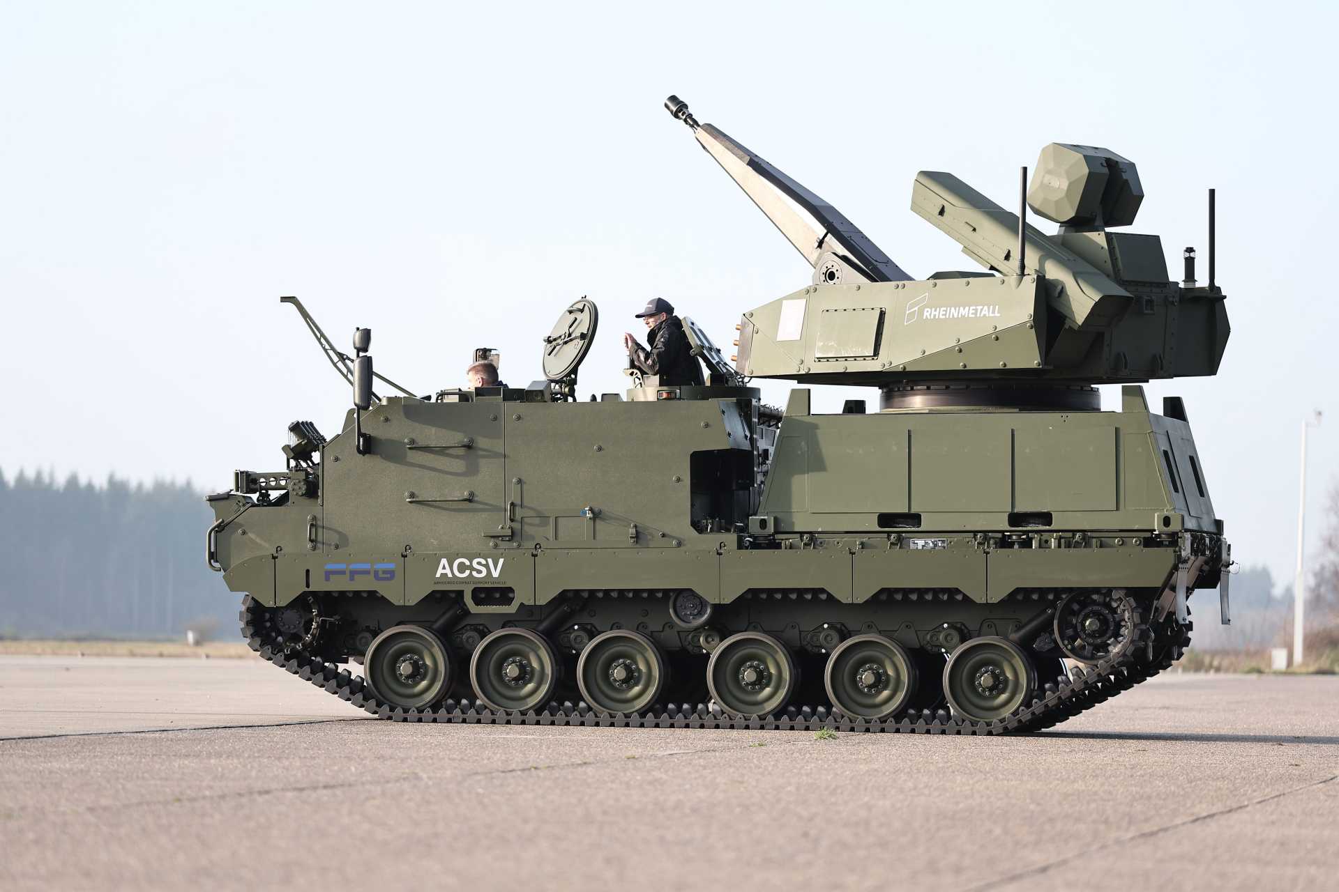 The Netherlands participates in initiatives such as the European Sky Shield Initiative (ESSI), where short-range solutions like the Skyranger 30 are envisioned to complement missile systems such as the NASAMS, the Patriot, and the SAMP/T. (Picture source: Dutch MoD)