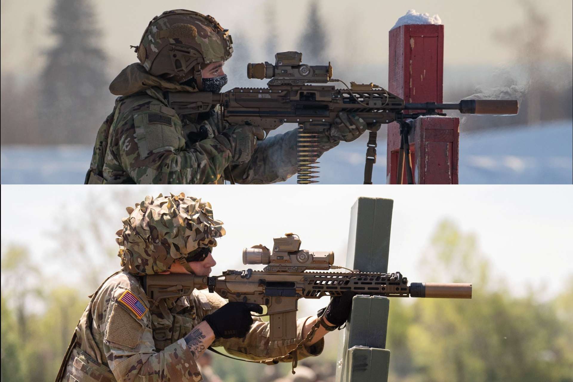 The Next Generation Squad Weapon program equips the U.S. Army with the M7 rifle, M250 automatic rifle, and 6.8x51mm ammunition to extend range, improve armor penetration, and increase squad-level lethality against peer threats (Picture Source: U.S. Army Program Executive Office Soldier)
