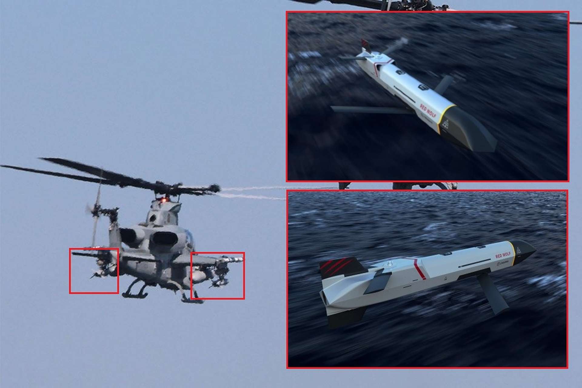 The U.S. Marine Corps has successfully tested L3Harris Technologies Red Wolf from an AH-1Z Viper, demonstrating a low-altitude, below-radar-horizon launch that engaged a target at long range with a cruise-missile-class weapon (Picture Source: L3Harris Technologies)