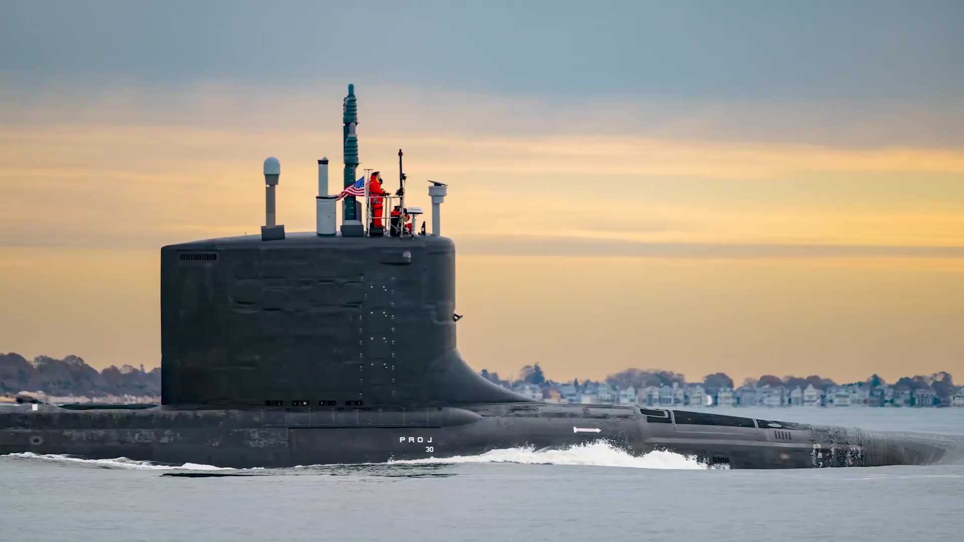 The SSN-799, the first submarine named after the state of Idaho, has a submerged displacement of about 7,800 tonnes, a length of 115 meters, a beam of 10.4 meters, and a draft of 9.8 meters. (Picture source: GD Electric Boat)