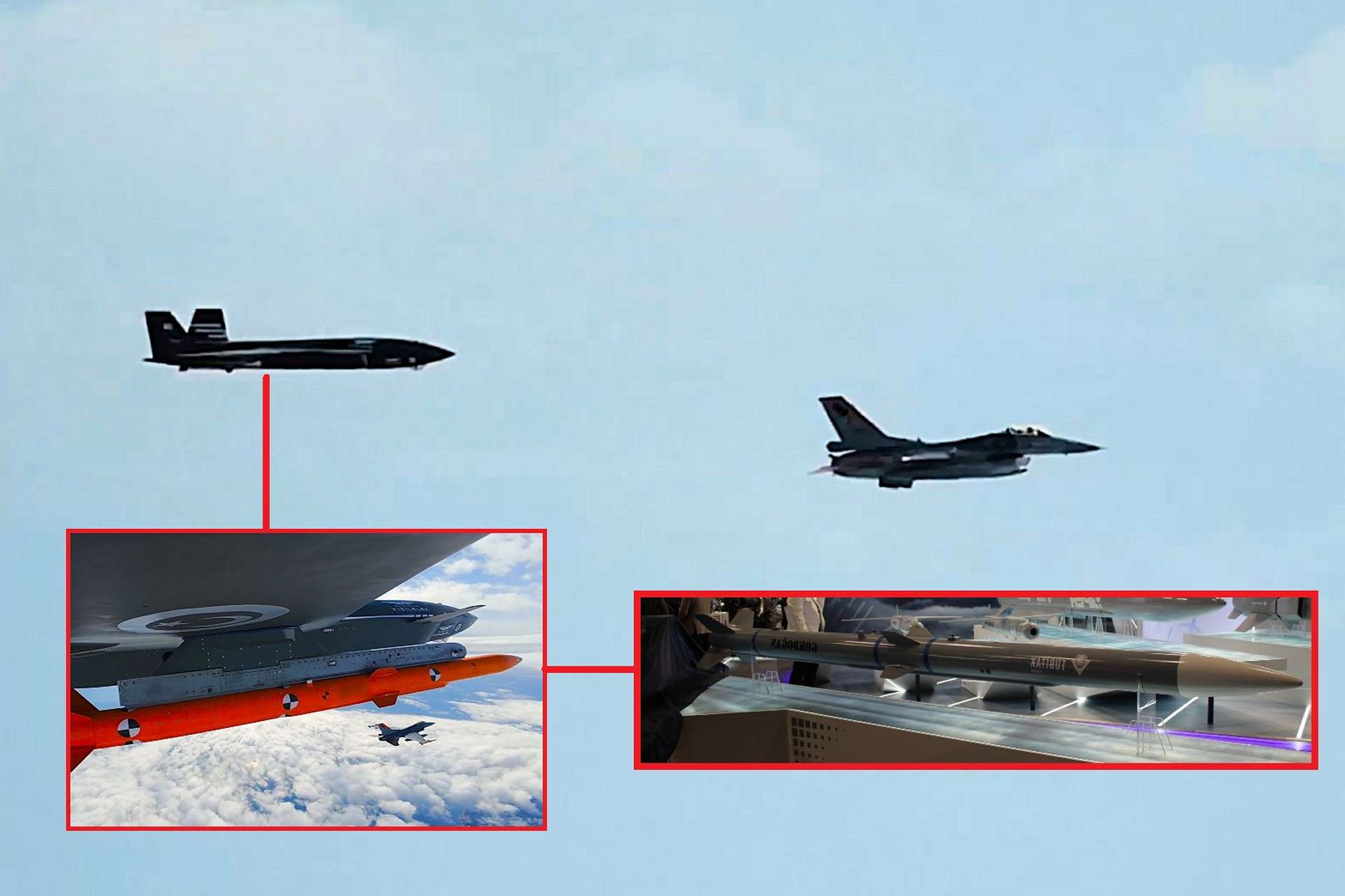 During the November 20, 2025, trial in northwestern Türkiye, the Bayraktar Kizilelma unmanned combat aircraft electronically “shot down” an F-16 by detecting, tracking and simulating a Gökdoğan beyond visual range missile engagement using the indigenous MURAD AESA radar (Picture Source: Baykar / Army Recognition Group)