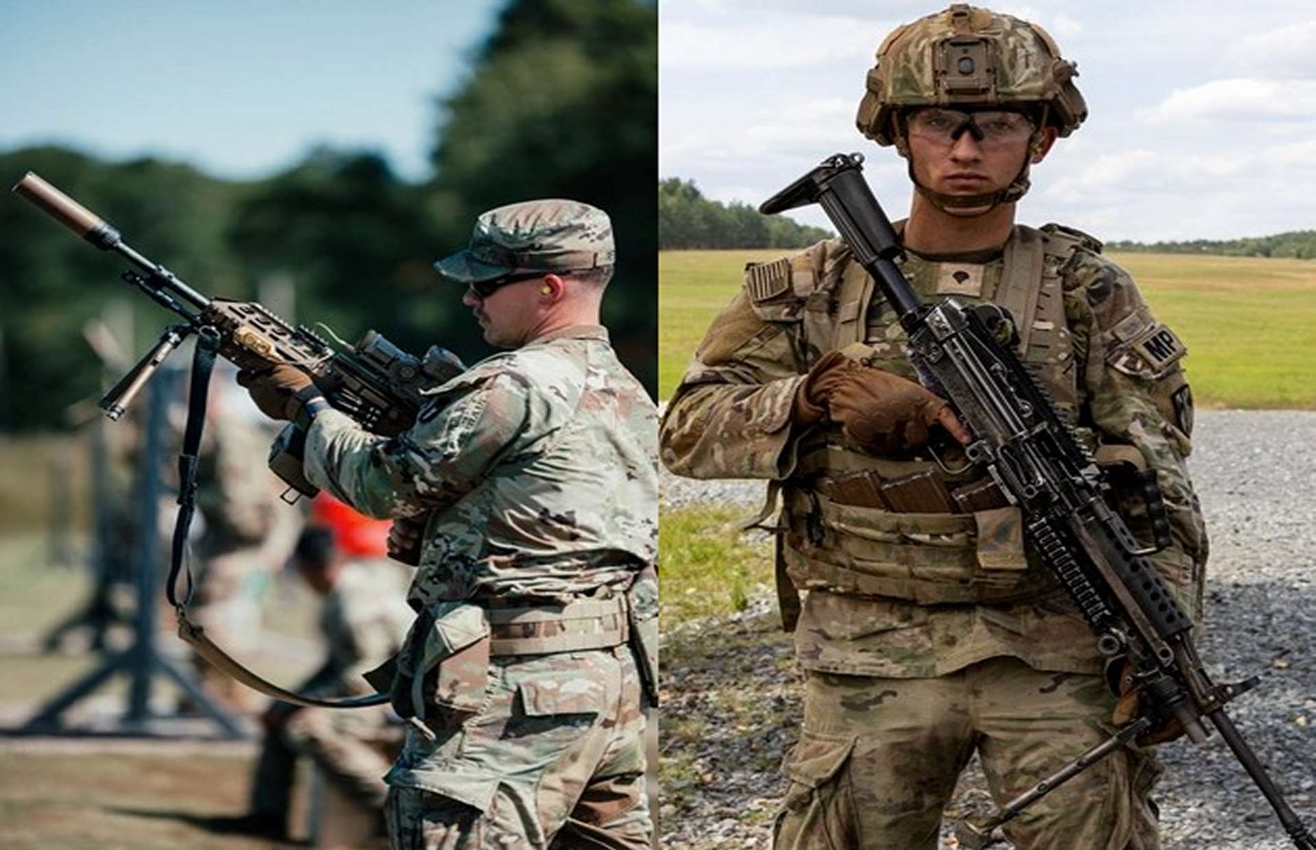 The U.S. Army’s new M250 light machine gun delivers high-energy 6.8×51 mm firepower with a lighter chassis, suppressor-optimized design, and integrated use of the XM157 fire-control optic, giving squads greater lethality and precision at extended ranges (Picture source: U.S. DoW).