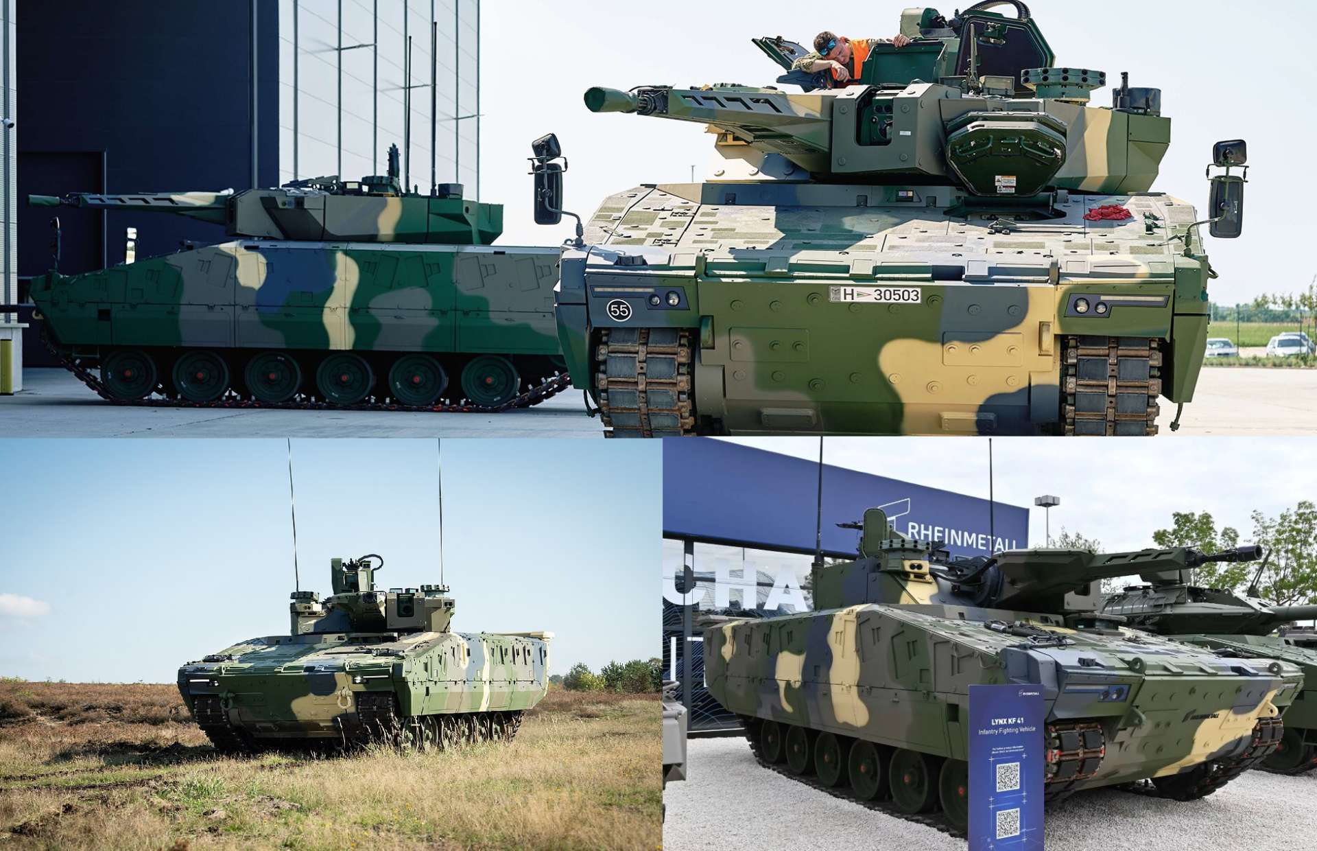 Rheinmetall’s Lynx KF41 is a new-generation IFV with modular armour, high survivability, a 1,140 hp powerpack and a Lance 2.0 turret mounting a 30/35 mm cannon and Spike LR2 missiles, giving Romania a highly mobile, digitally networked frontline combat vehicle (Picture source: Rheinmetall/ Army Recognition Group).